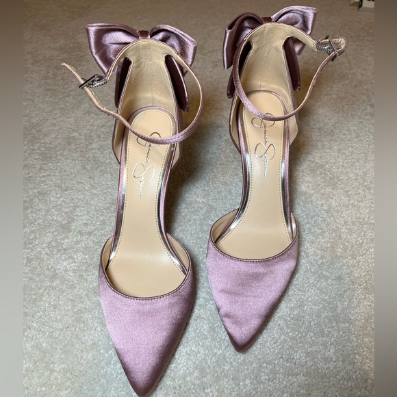 Jessica Simpson Mauve Heels - Picture 1 of 5